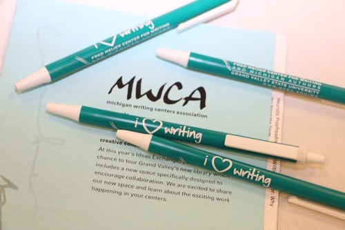 MWCA pens and pamphlet
